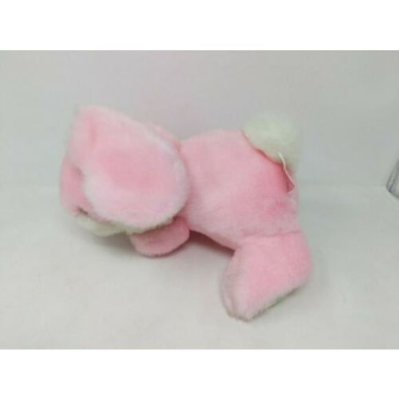 Fairview Basket Buddies Easter Bunny Rabbit Plush Pink Hearts 10" VTG Stuffed - Picture 7 of 11